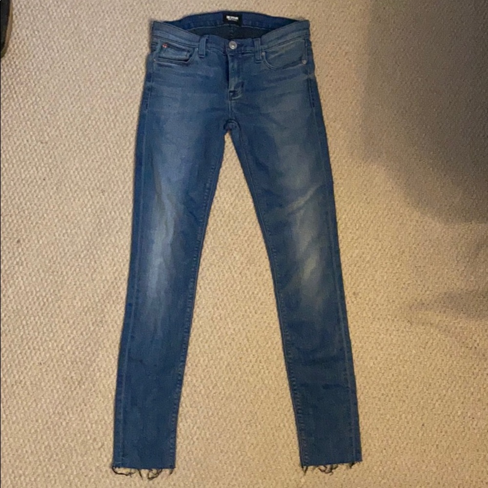 NEW Hudson Krista Ankle Super Skinny Raw Hem, 26